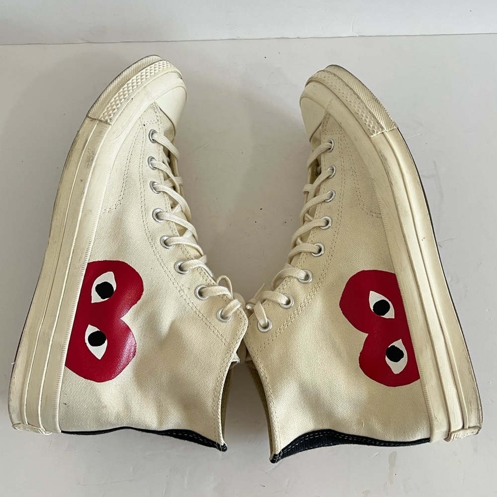 Converse Comme des Garcons Chuck Taylor Sneakers Men 12 Women 14 - Picture 4 of 10